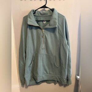 Lululemon Athletica Women’s Sage Green Half-Zip Pullover